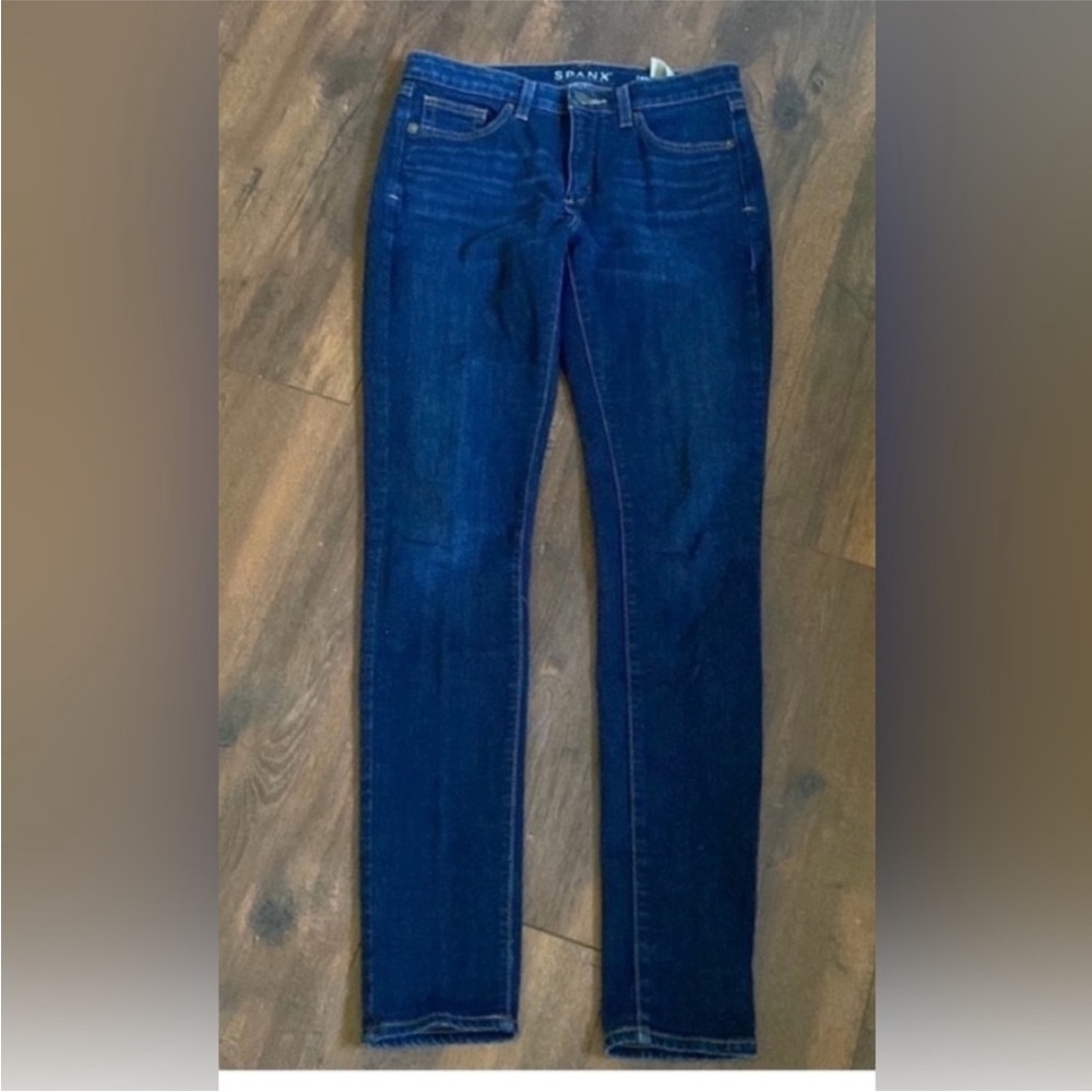 SPANX Spanx Jeans The Slim X Skinny Stretch Denim Jeans Dark Wash size 27 - Picture 3 of 11